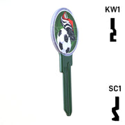 Krafty Keys: Soccer - Choose Keyway (SC1,KW1,10,WR5) Residential-Commercial Key Hudson-ESP-HPC