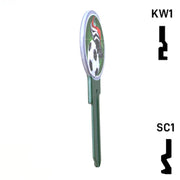 Krafty Keys: Soccer - Choose Keyway (SC1,KW1,10,WR5) Residential-Commercial Key Hudson-ESP-HPC