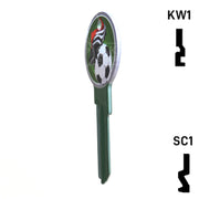 Krafty Keys: Soccer - Choose Keyway (SC1,KW1,10,WR5) Residential-Commercial Key Hudson-ESP-HPC