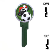 Krafty Keys: Soccer - Choose Keyway (SC1,KW1,10,WR5) Residential-Commercial Key Hudson-ESP-HPC
