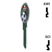 Krafty Keys: Soccer - Choose Keyway (SC1,KW1,10,WR5) Residential-Commercial Key Hudson-ESP-HPC