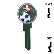 Krafty Keys: Soccer - Choose Keyway (SC1,KW1,10,WR5) Residential-Commercial Key Hudson-ESP-HPC