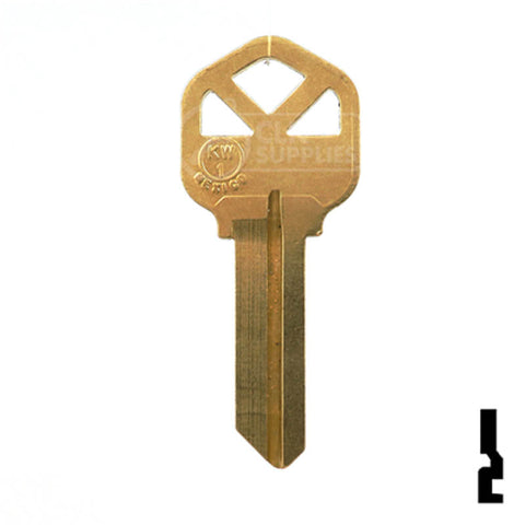 KW1, 1176 Kwikset Key Blank Residential-Commercial Key JMA USA