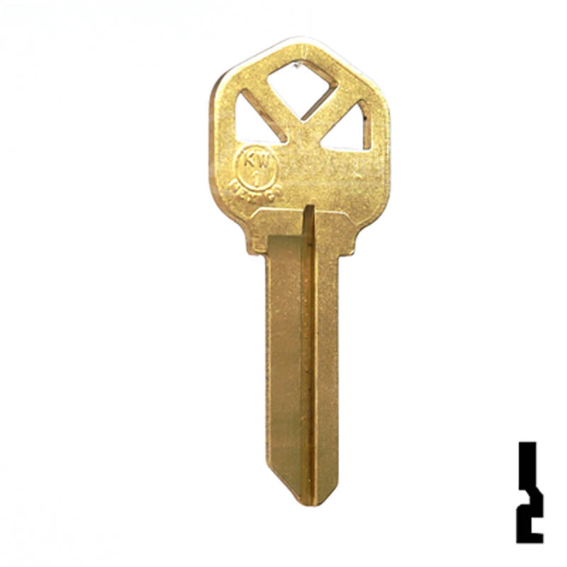KW1, 1176 Kwikset Key Blank Residential-Commercial Key JMA USA