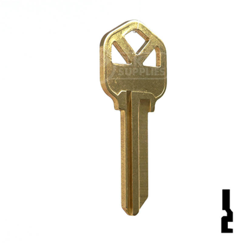 KW1, 1176 Kwikset Key Blank Residential-Commercial Key JMA USA
