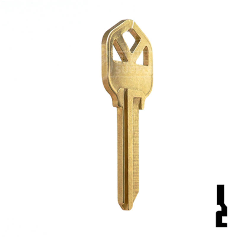 KW1, 1176 Kwikset Key Blank Residential-Commercial Key JMA USA