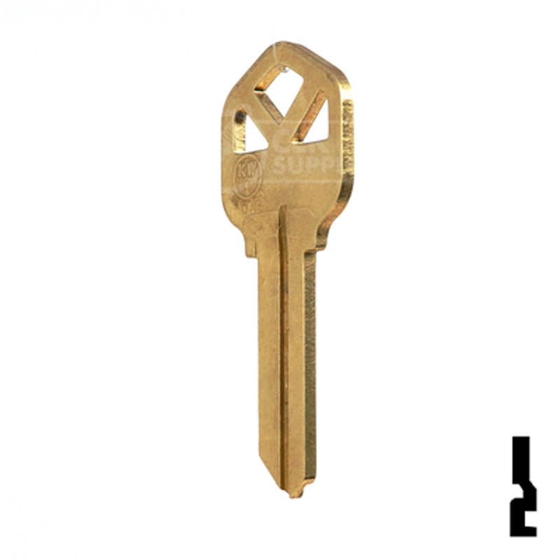KW1, 1176 Kwikset Key Blank Residential-Commercial Key JMA USA
