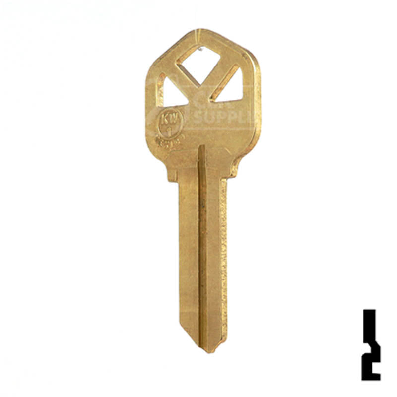 KW1, 1176 Kwikset Key Blank Residential-Commercial Key JMA USA