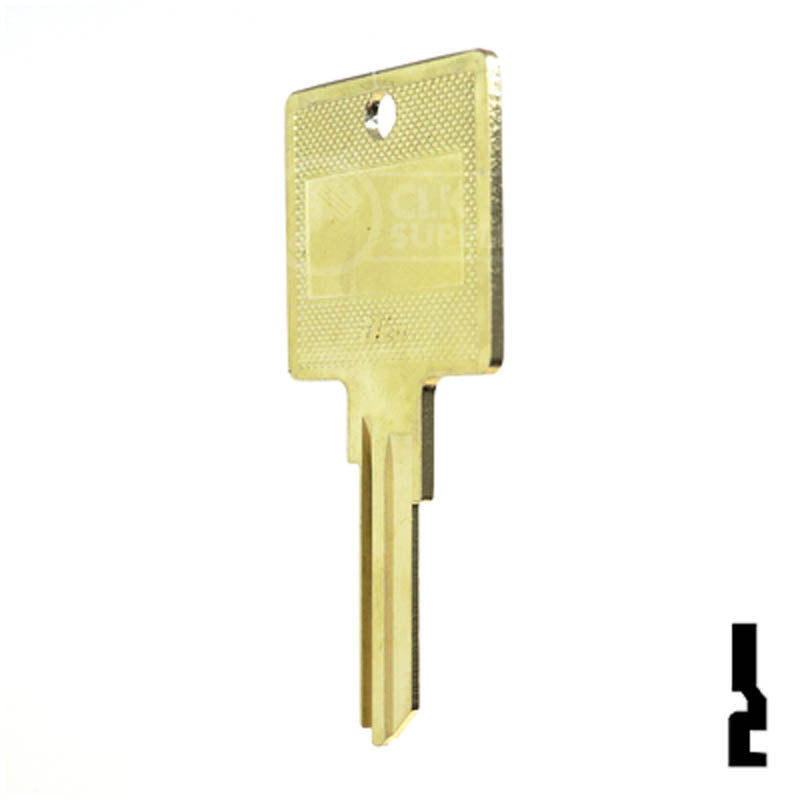 KW1, KW10 Kwikset Hotel Head Key Residential-Commercial Key Ilco