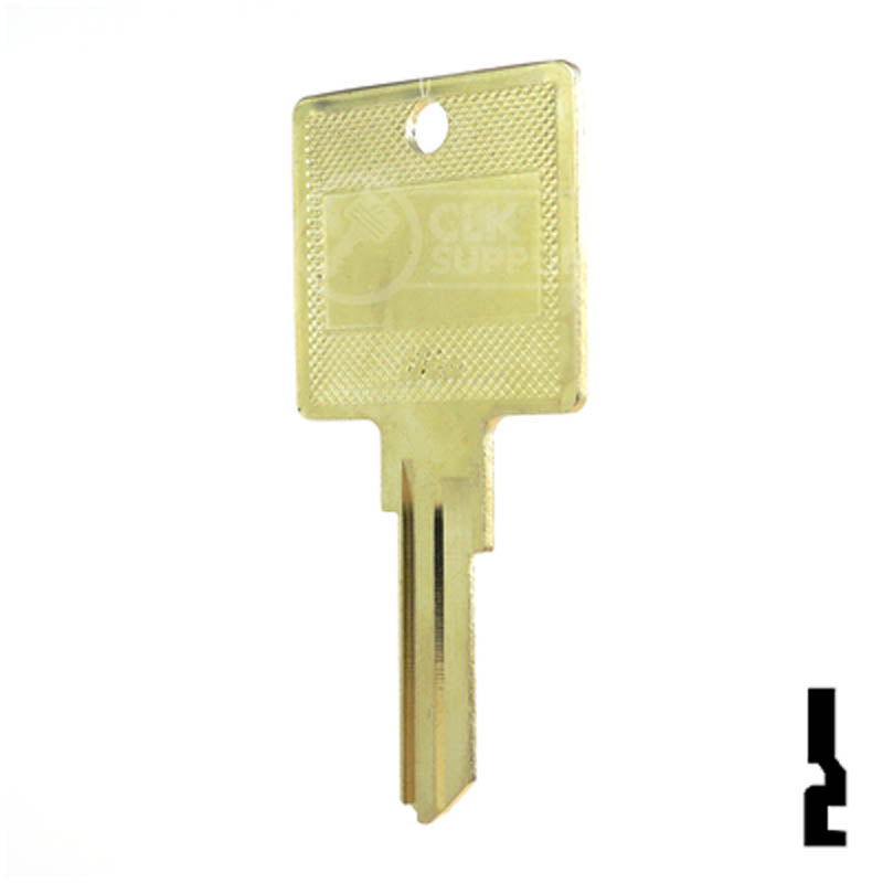 KW1, KW10 Kwikset Hotel Head Key Residential-Commercial Key Ilco