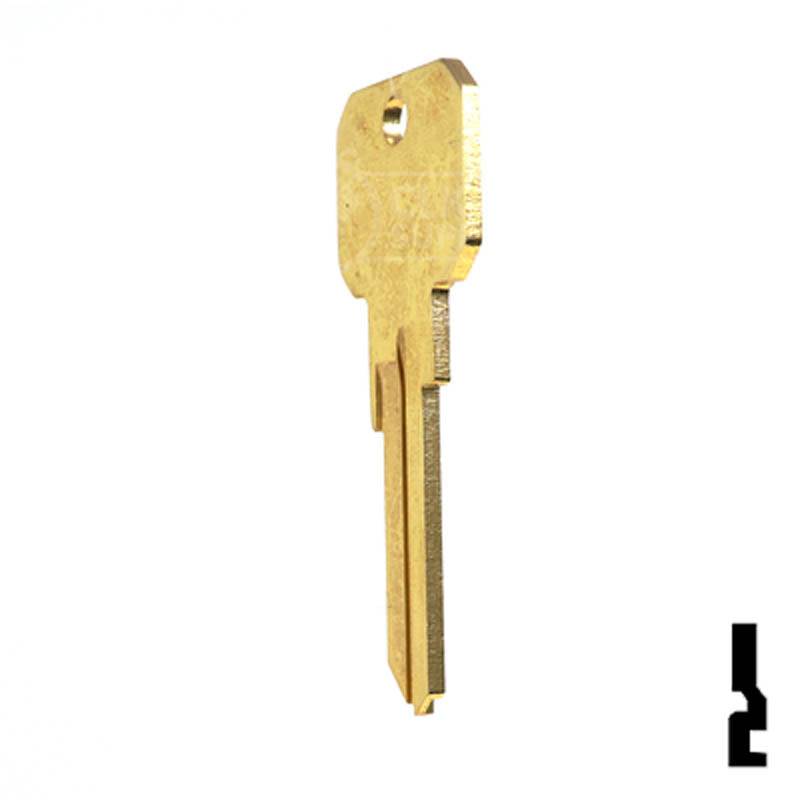 KW1, KW10 Kwikset Neuter Bow Key Residential-Commercial Key Ilco