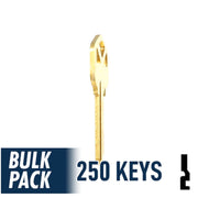 KW1 Kwikset Key Bulk Pack -250 by Ilco Residential-Commercial Key Ilco