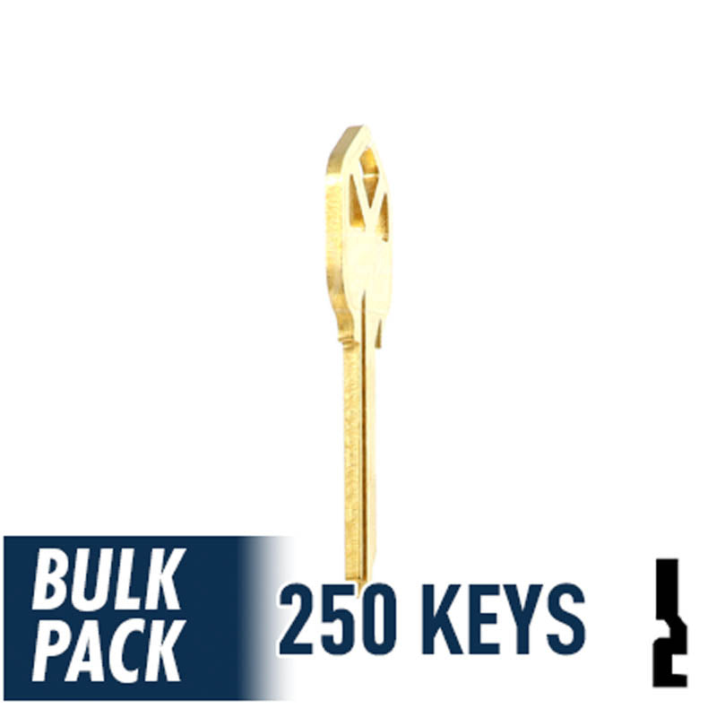 KW1 Kwikset Key Bulk Pack -250 by Ilco Residential-Commercial Key Ilco