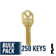 KW1 Kwikset Key Bulk Pack -250 by Ilco Residential-Commercial Key Ilco