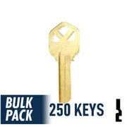 KW1 Kwikset Key Bulk Pack -250 by Ilco Residential-Commercial Key Ilco