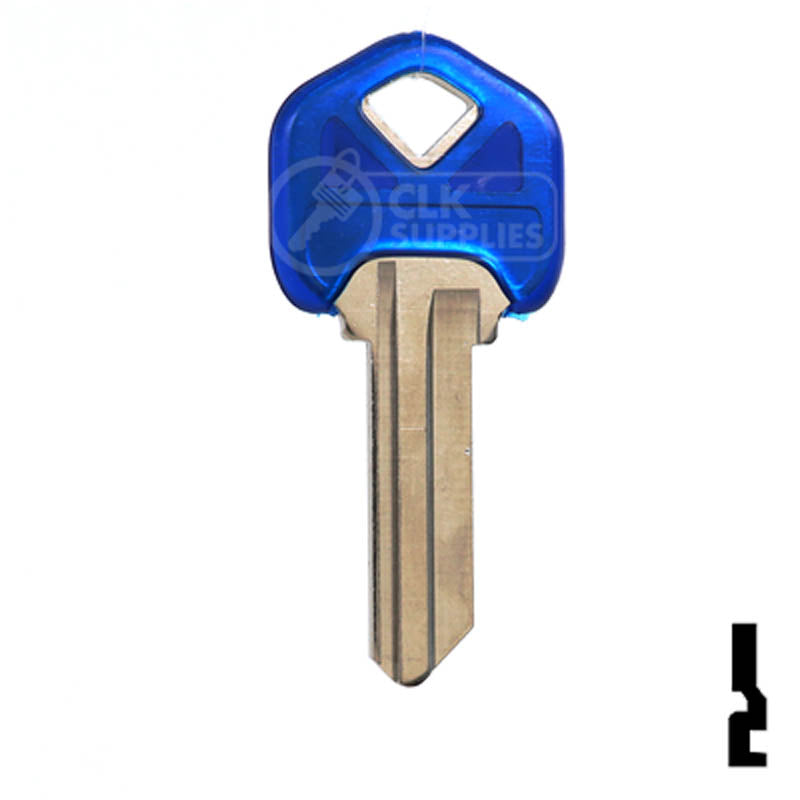 KW1 Kwikset Transparent Color Head Assortment 5Pcs Residential-Commercial Key Ilco