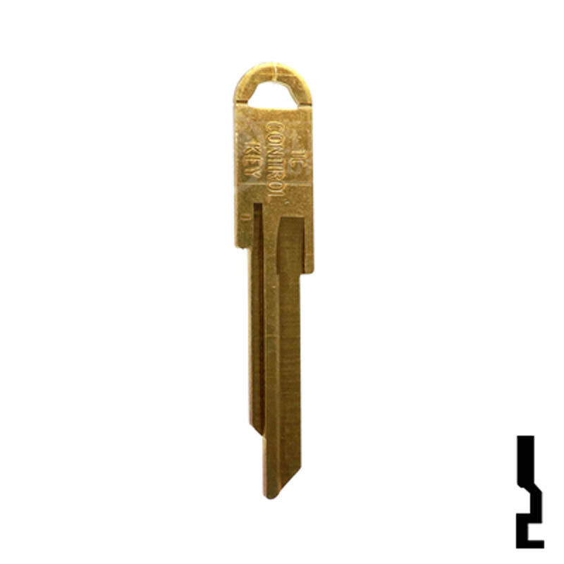 Kwikset Titan Cylinder Removal Key for Levers Residential-Commercial Key Ilco