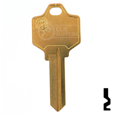 NA25, R1064E National, Amerock Key Residential-Commercial Key JMA USA