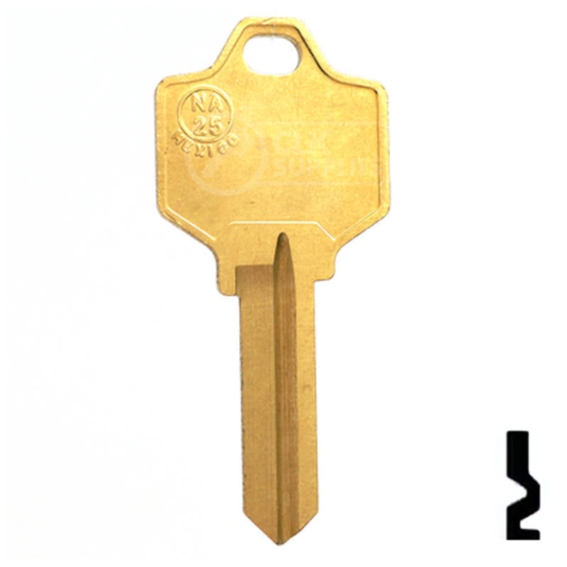NA25, R1064E National, Amerock Key Residential-Commercial Key JMA USA