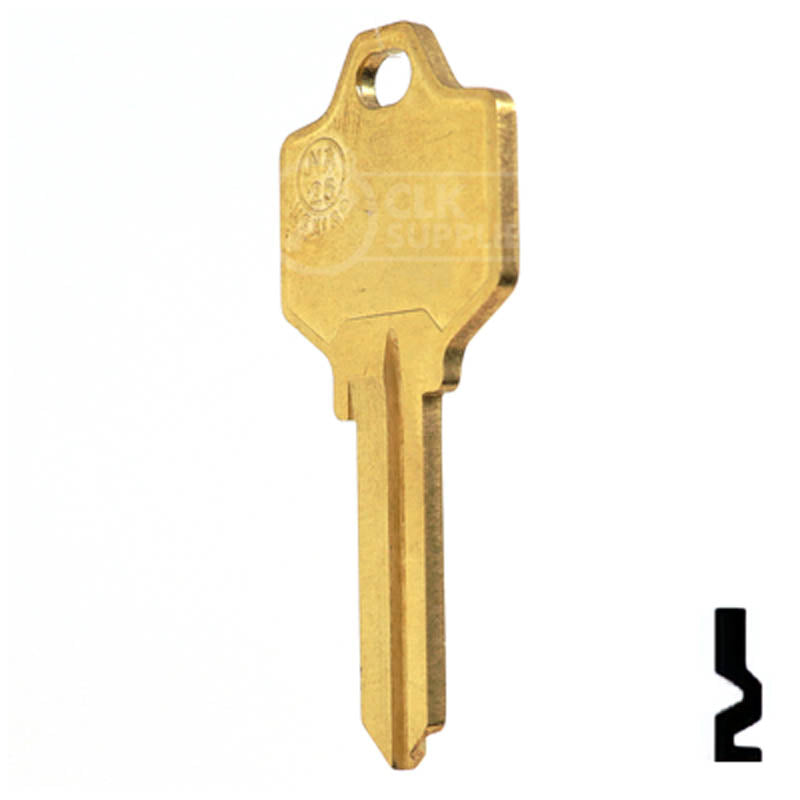 NA25, R1064E National, Amerock Key Residential-Commercial Key JMA USA