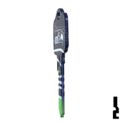NFL Seahawks Key Blank ( KW1 ) Residential-Commercial Key Ilco