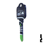NFL Seahawks Key Blank ( KW1 ) Residential-Commercial Key Ilco