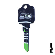 NFL Seahawks Key Blank ( KW1 ) Residential-Commercial Key Ilco