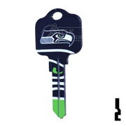 NFL Seahawks Key Blank ( KW1 ) Residential-Commercial Key Ilco