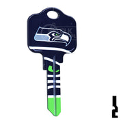 NFL Seahawks Key Blank ( KW1 ) Residential-Commercial Key Ilco