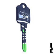 NFL Seahawks Key Blank ( KW1 ) Residential-Commercial Key Ilco
