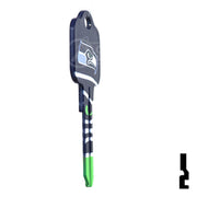 NFL Seahawks Key Blank ( KW1 ) Residential-Commercial Key Ilco