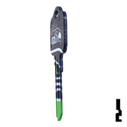 NFL Seahawks Key Blank ( KW1 ) Residential-Commercial Key Ilco