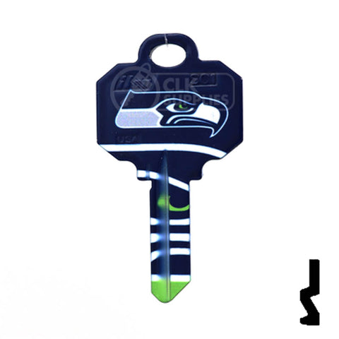 NFL Seahawks Key Blank ( SC1 ) Residential-Commercial Key Ilco