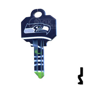 NFL Seahawks Key Blank ( SC1 ) Residential-Commercial Key Ilco