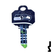 NFL Seahawks Key Blank ( SC1 ) Residential-Commercial Key Ilco