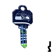 NFL Seahawks Key Blank ( SC1 ) Residential-Commercial Key Ilco