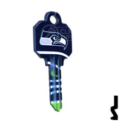 NFL Seahawks Key Blank ( SC1 ) Residential-Commercial Key Ilco