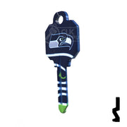 NFL Seahawks Key Blank ( SC1 ) Residential-Commercial Key Ilco