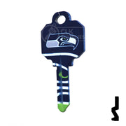 NFL Seahawks Key Blank ( SC1 ) Residential-Commercial Key Ilco