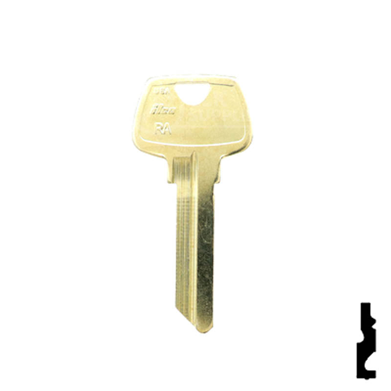 O1007RA Sargent 6 Pin Key Blank Residential-Commercial Key Ilco