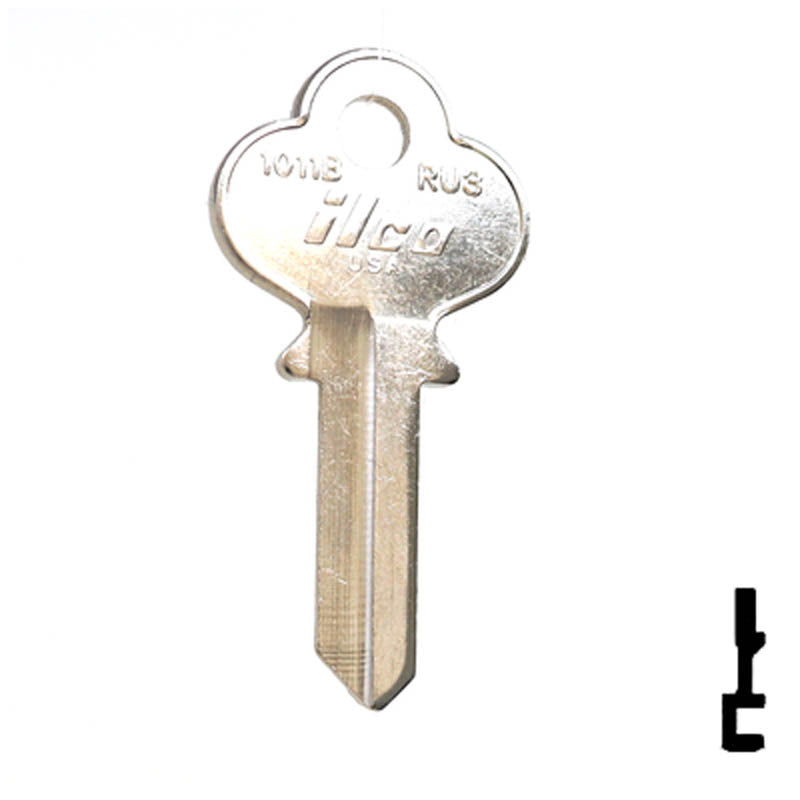 RU3, 1011B Russwin Key Residential-Commercial Key Ilco