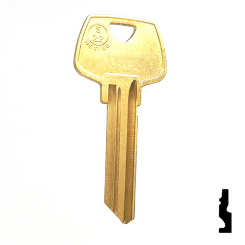 S22, O1007LA Sargent Key Residential-Commercial Key JMA USA