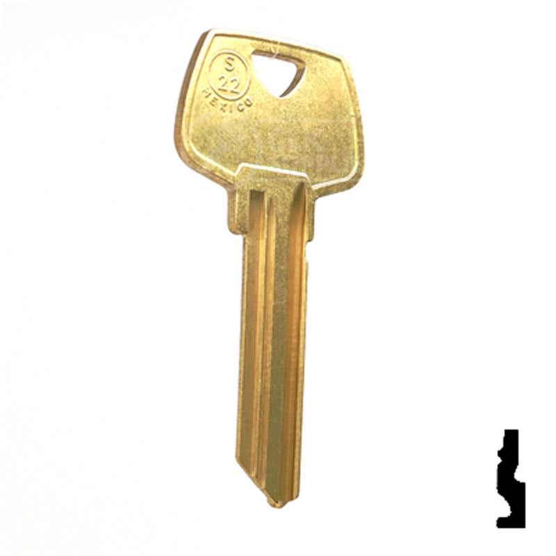 S22, O1007LA Sargent Key Residential-Commercial Key JMA USA