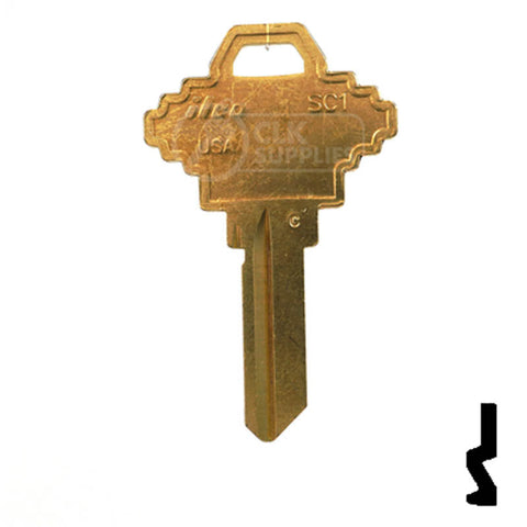 SC1 Big Head ( Twice The Size Of A Standard Head ) Residential-Commercial Key Ilco