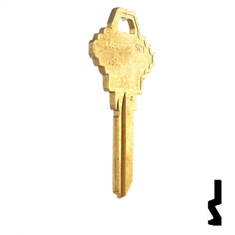 SC1 Big Head ( Twice The Size Of A Standard Head ) Residential-Commercial Key Ilco