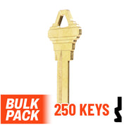 SC1 Schlage Key Bulk Pack - 250 by Ilco Residential-Commercial Key Ilco