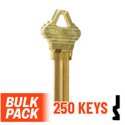 SC1 Schlage Key Bulk Pack - 250 by Ilco Residential-Commercial Key Ilco