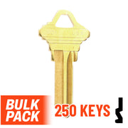 SC1 Schlage Key Bulk Pack - 250 by Ilco Residential-Commercial Key Ilco