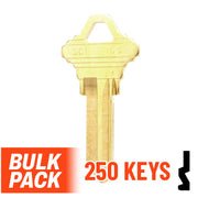 SC1 Schlage Key Bulk Pack - 250 by Ilco Residential-Commercial Key Ilco