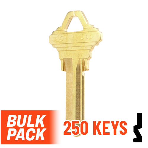 SC1 Schlage Key Bulk Pack - 250 by Ilco Residential-Commercial Key Ilco